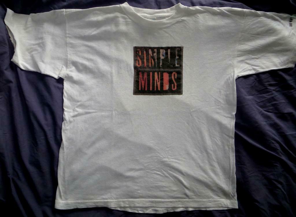 SIMPLE MINDS  PROMO T-SHIRT - GOOD NEWS FROM THE NEXT WORLD, Vêtements | Hommes, T-shirts, Beige, Porté, Taille 48/50 (M), Autre