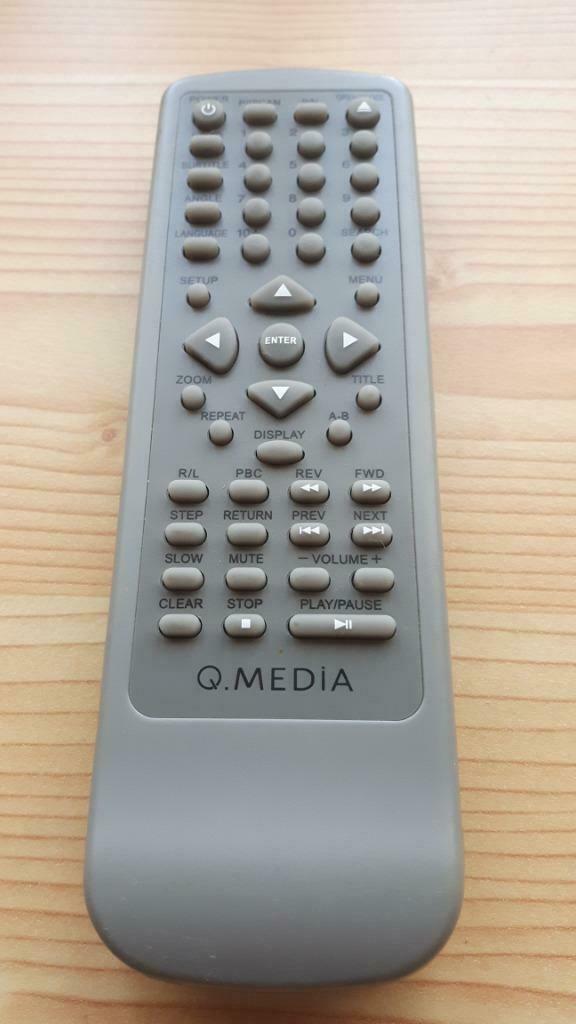 Afstandsbediening Q.MEDIA    DVD, Audio, Tv en Foto, Ophalen of Verzenden, Zo goed als nieuw, Origineel, Dvd