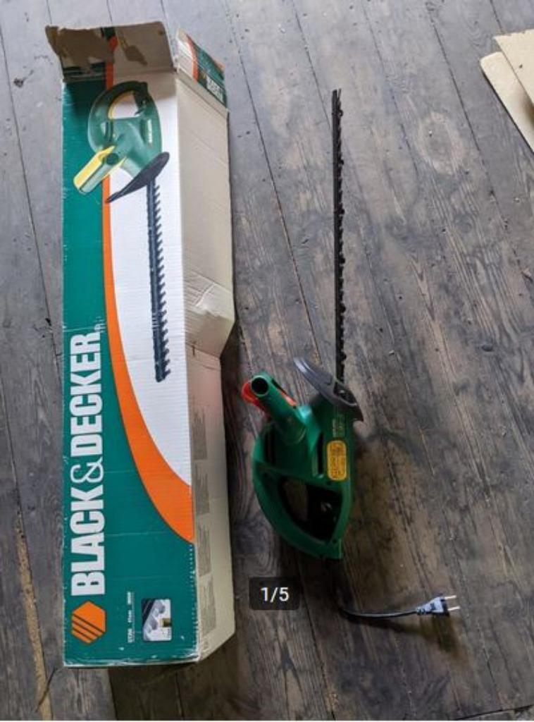 Taille-haies débroussailleuse BLACK & DECKER GT 250, Enlèvement, Comme neuf, Électrique, Black et Decker