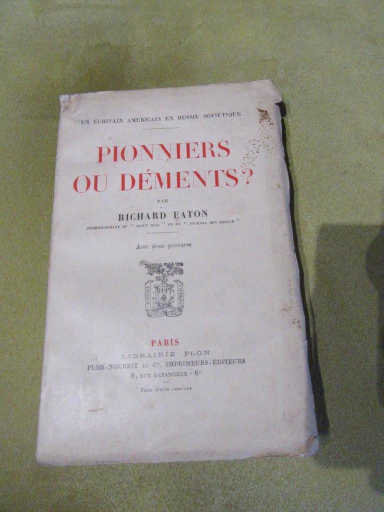 Pionniers ou déments? Richard Eaton Paris 1924, Enlèvement