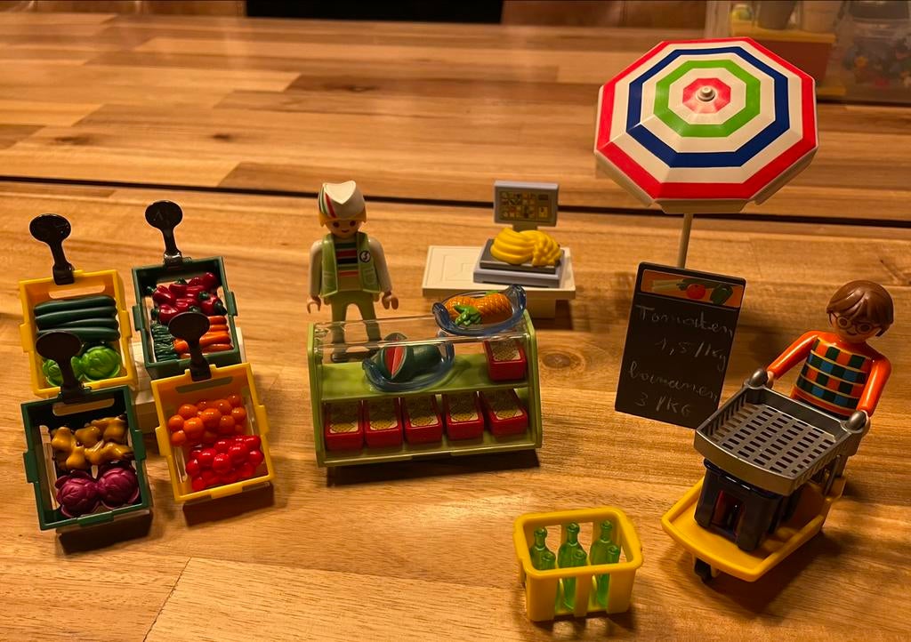Supermarkt playmobil, Ophalen, Zo goed als nieuw