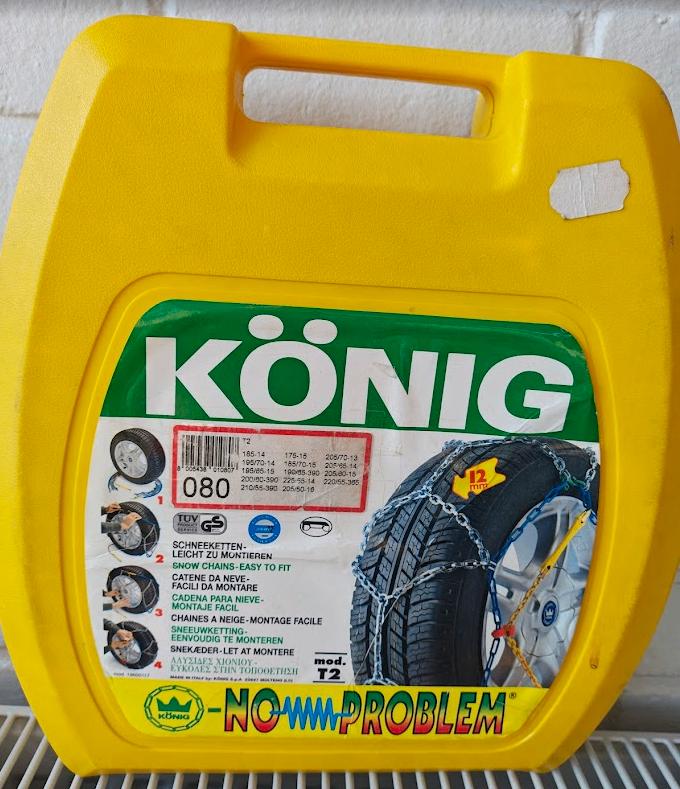 Sneeuwkettingen Konig, Enlèvement, Utilisé
