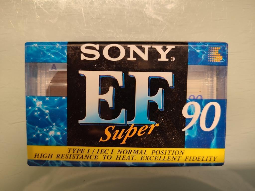 Cassette Sony EF super 90, neuve, Japon 1997, Enlèvement ou Envoi, Neuf, dans son emballage
