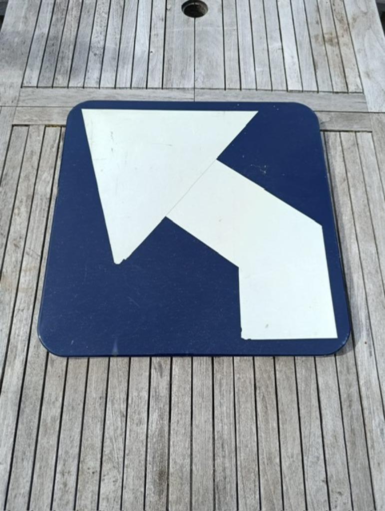 emaille verkeersbord 1978, Ophalen, Zo goed als nieuw, Overige typen