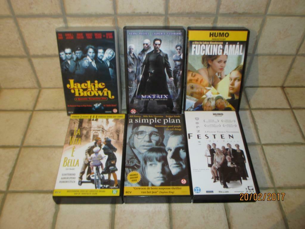 6 VHS videofilms classics, À partir de 12 ans, Enlèvement ou Envoi, Autres genres