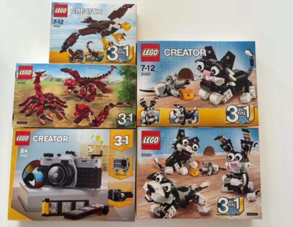 Lego creator dieren 3in1, Ophalen of Verzenden, Nieuw, Complete set, Lego