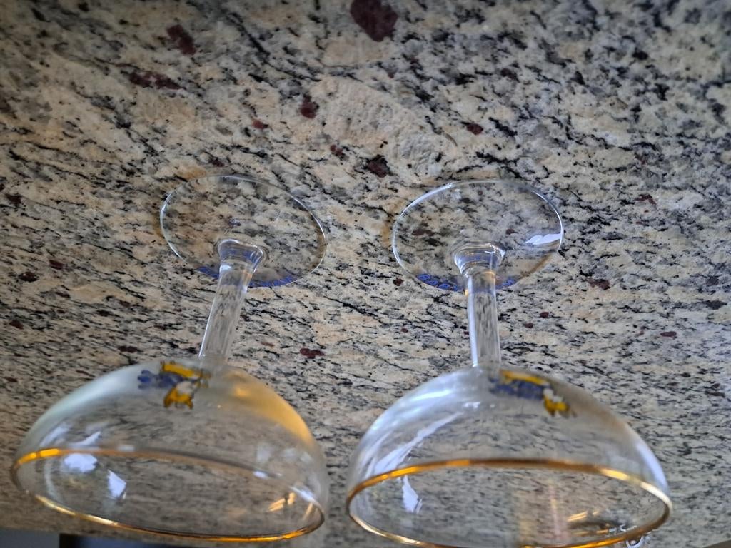 2 vintage babycham glaasjes, Collections, Enlèvement ou Envoi, Comme neuf