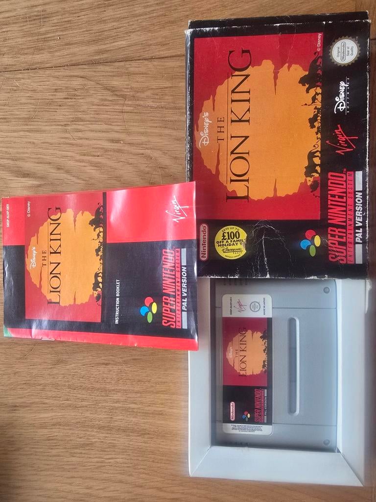 Snes game The Lion King compleet, Ophalen of Verzenden