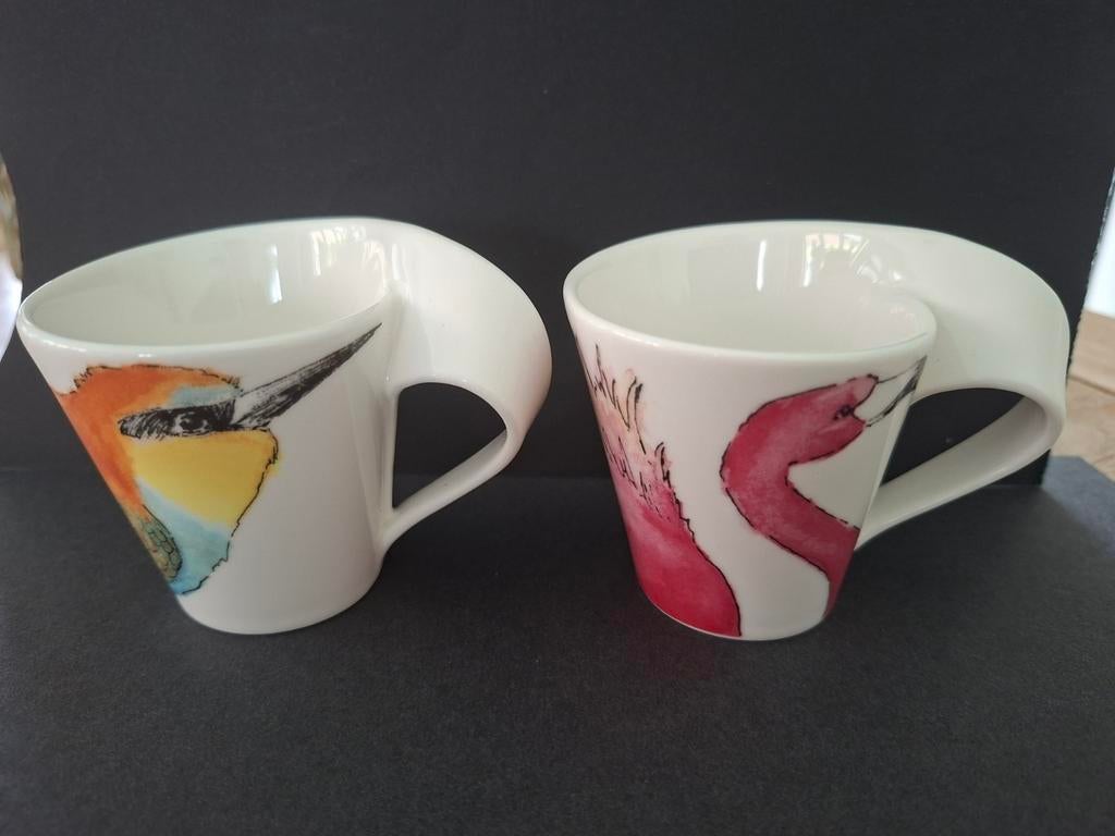 Villeroy&Boch NewWave mokjes tasjes espresso, Ophalen of Verzenden