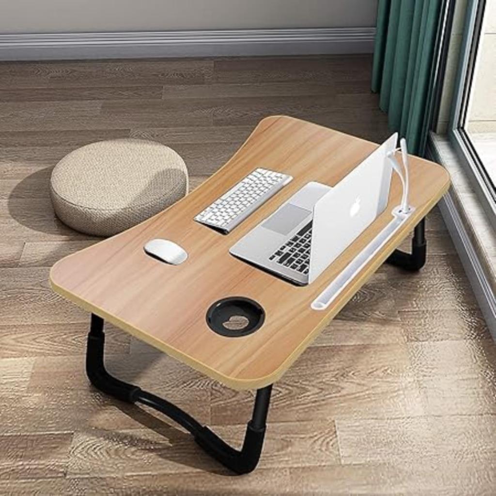 Table de lit pliable, table pour ordinateur portable, LIVRAI