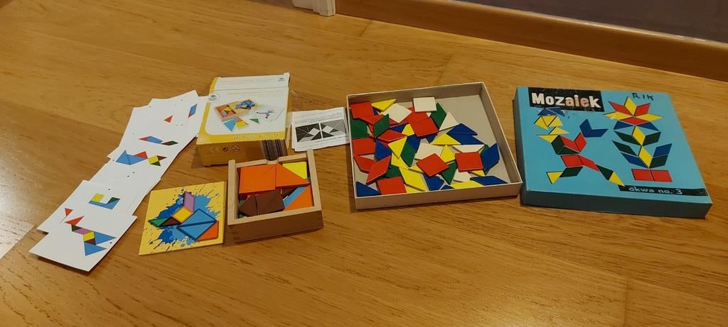 Spelend leren: mozaïek en tangram, Ophalen, Zo goed als nieuw