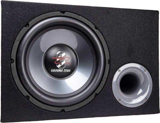 Ground Zero GZ 12.300 12" Basreflex Subwoofer met behuizing, Enlèvement ou Envoi, Neuf