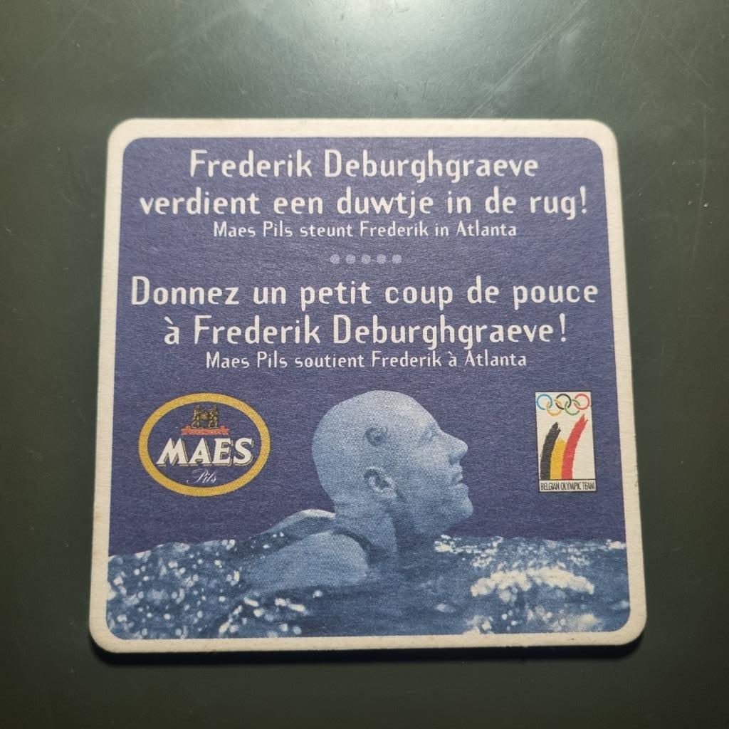 Sous Bock Maes Pils (modèle 14), Ophalen of Verzenden, Gebruikt, Viltje(s), Overige merken