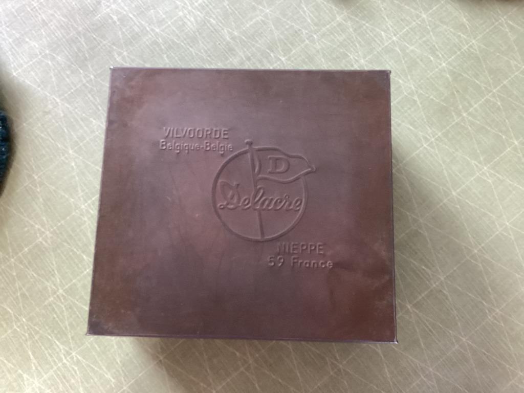 Oude koekendoos Delacre, Verzamelen, Ophalen, Gebruikt, Koek(jes), Overige merken