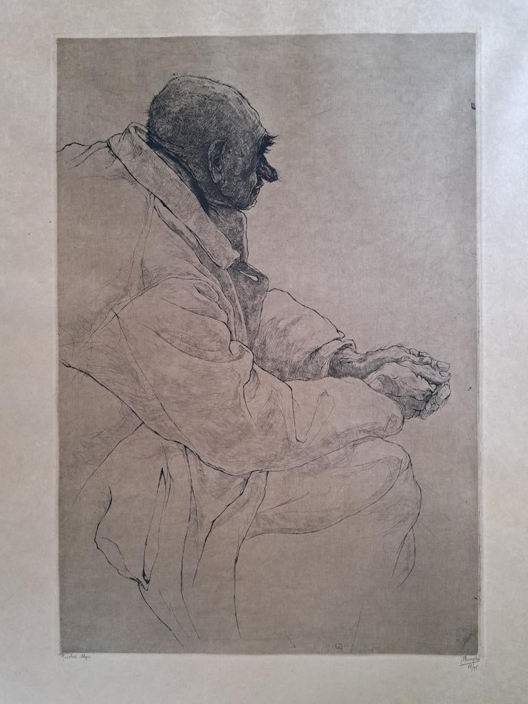 DE BRUYCKER Jules "Jacobus Alijn" ets, Antiek en Kunst, Ophalen of Verzenden