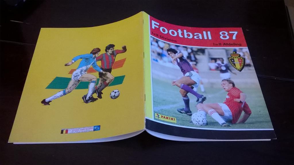PANINI FOOTBALL BELGIUM 1987 leeg album, Verzamelen, Ophalen of Verzenden, Sport