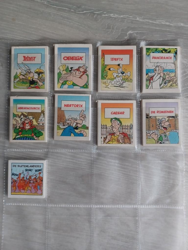 Set van 9 mini boekjes Asterix & Obelix - Nutella, Ophalen of Verzenden, Asterix en Obelix, Zo goed als nieuw