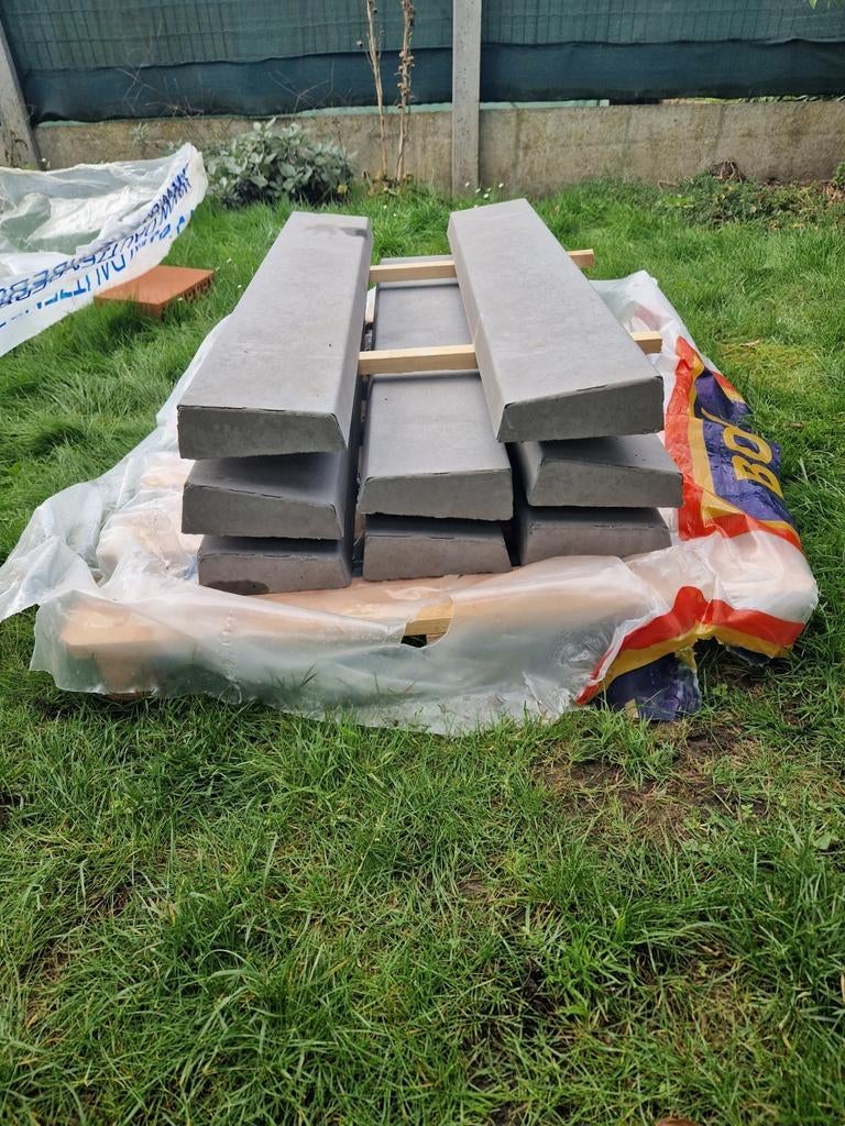 Muurkappen 100x17, Doe-het-zelf en Bouw, Ophalen, Nieuw