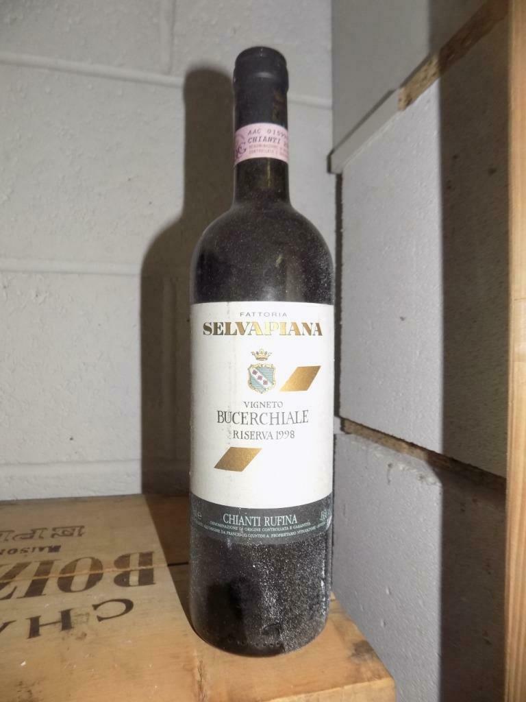 CHIANTI RUFINA RISERVA 1998 VIGNETO BUCERCHIALE- SELVAPIANA, Collections, Neuf, Pleine, Enlèvement, Vin rouge