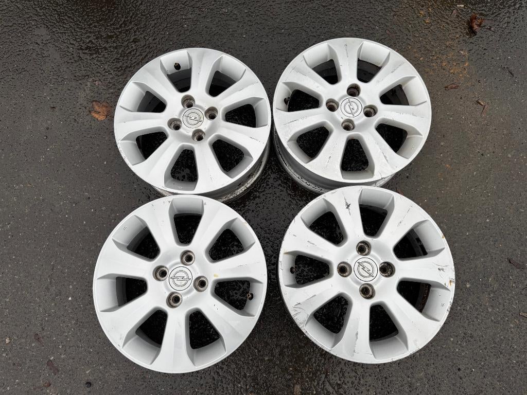 4 jantes alu Opel 4x100, Enlèvement, Utilisé, Opel