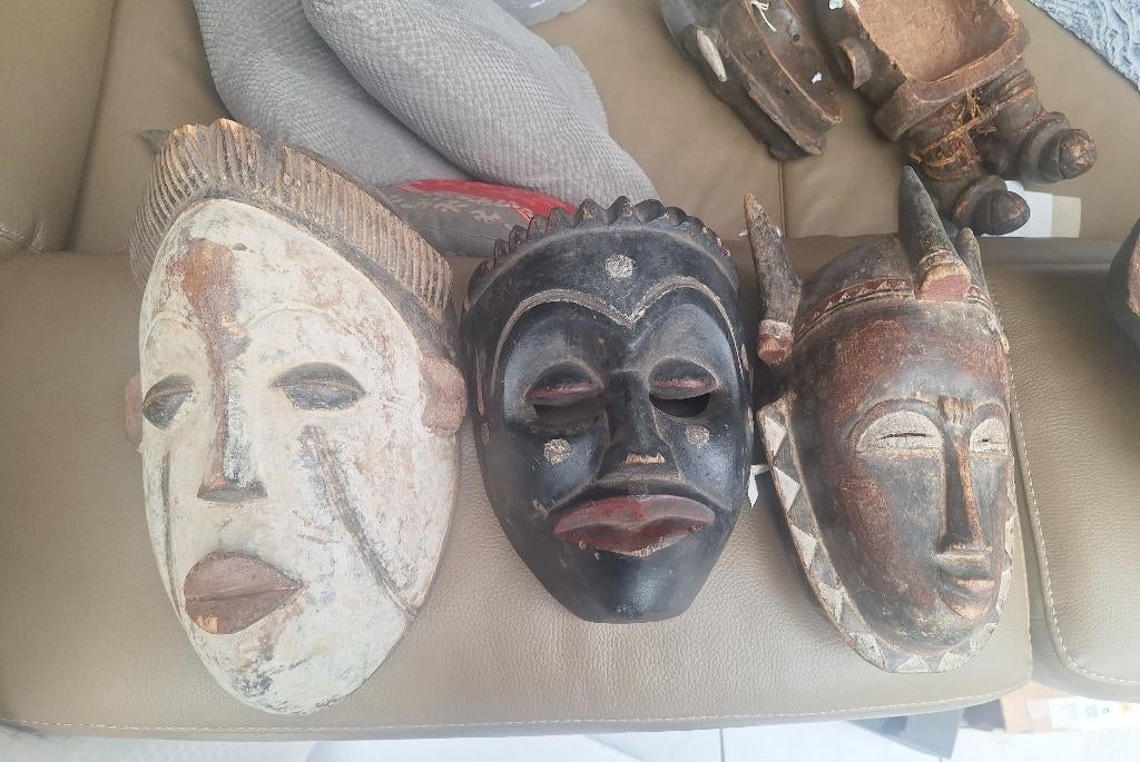 Oude Afrikaanse maskers, Ophalen of Verzenden