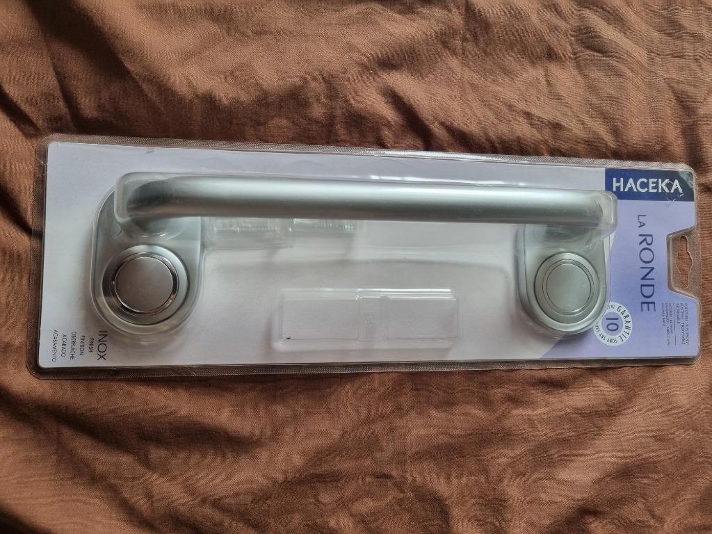 Nieuw !!  Haceka badgreep inox, Ophalen of Verzenden, Nieuw, Inox, Bad