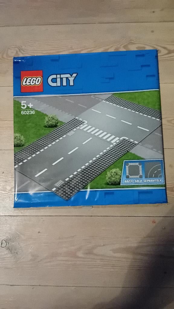 2 x 2 plaques de route Lego, Neuf, City, Enlèvement ou Envoi, Lego