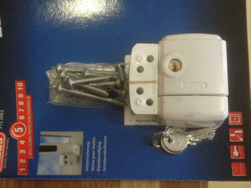 Verrou fenêtre ABUS FTS3003 blanc ou brun NEUF, Enlèvement ou Envoi, Neuf