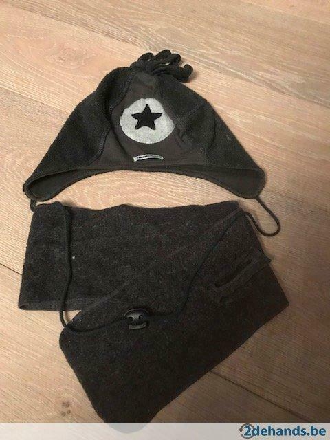 Muts + sjaal Strass - maat T4, Kinderen en Baby's, Ophalen of Verzenden, Gebruikt