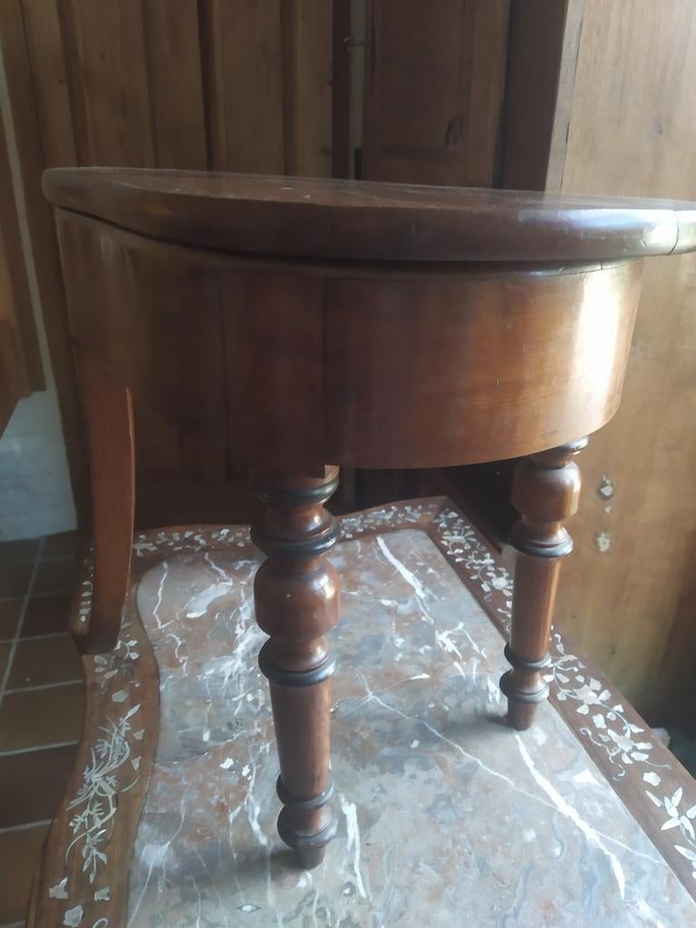 Bidet antique en bois ancien, Enlèvement, Bois