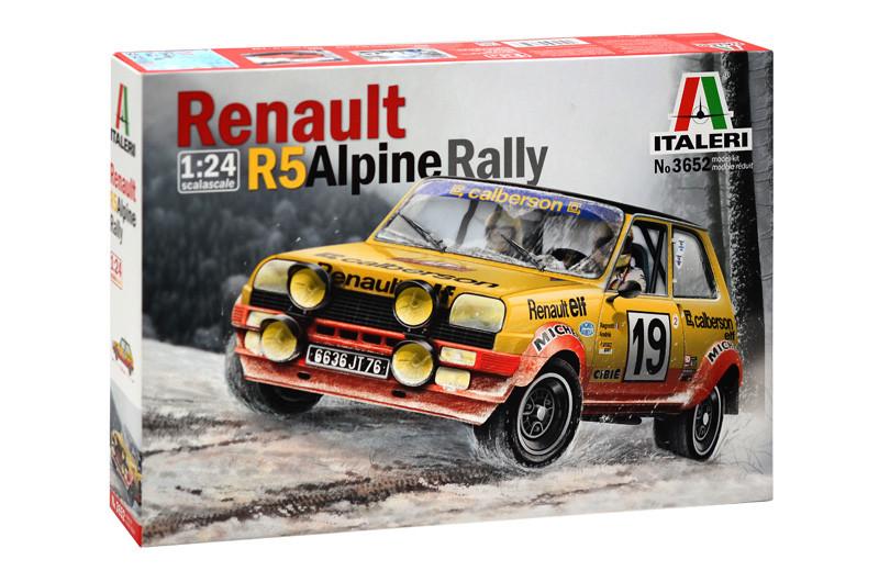 ITALERI 3652 renault R5 alpine rally échelle 1/24, Neuf, Voiture, Plus grand que 1:32, Italeri