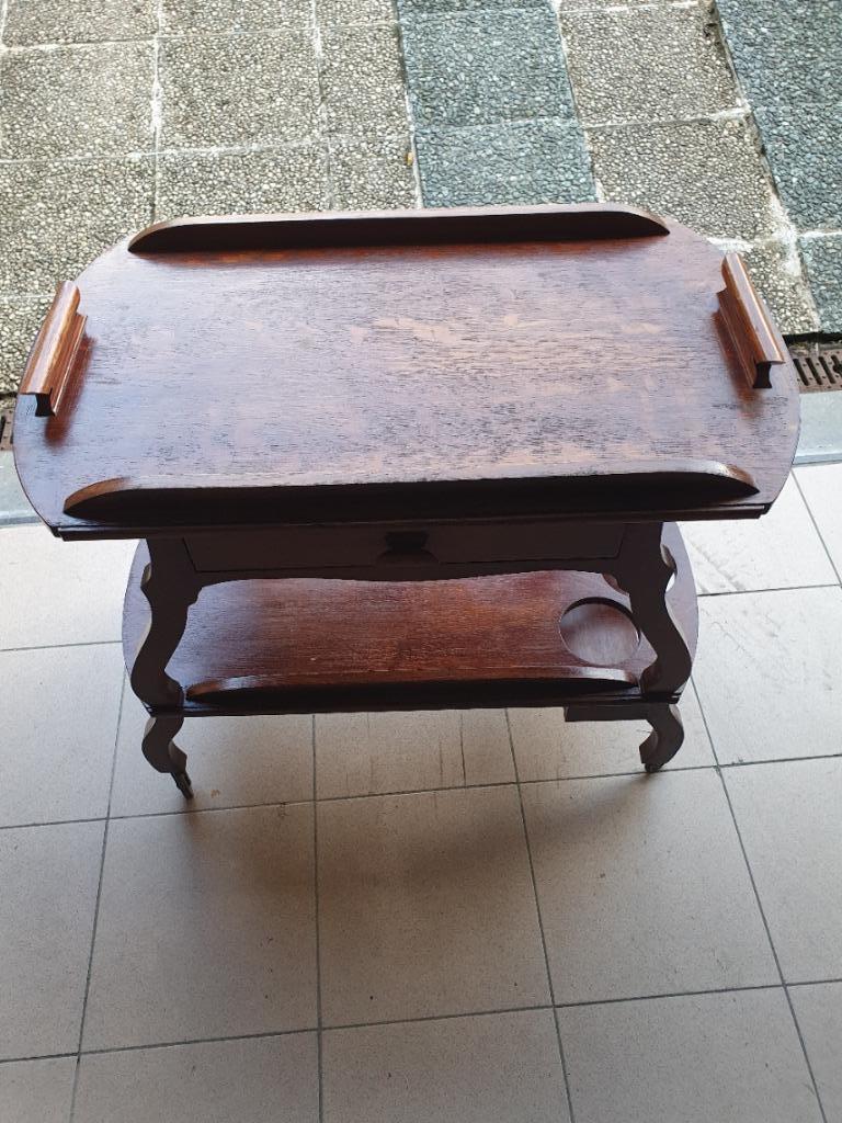 Trolley met flessenrek (3 flessen) en lade, Huis en Inrichting, Ophalen, Gebruikt