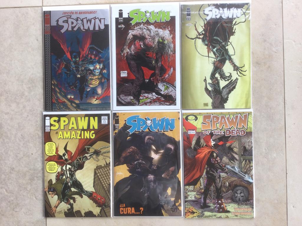 SPAWN Comics various covers MEXICAN KAMITE EDITIONS, Livres, Enlèvement ou Envoi, Utilisé