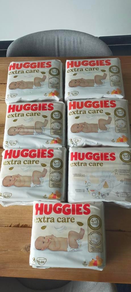 7 pakken Huggies luiers maat 2, Ophalen