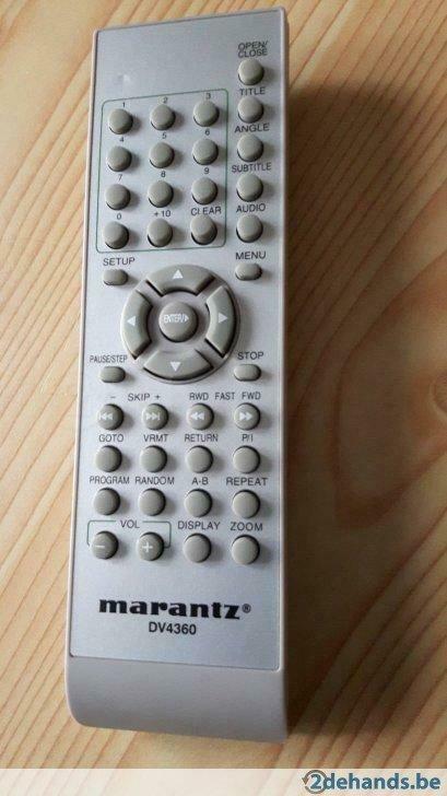Afstandsbediening MARANTZ  DV4360, TV, Hi-fi & Vidéo, Enlèvement ou Envoi, Utilisé