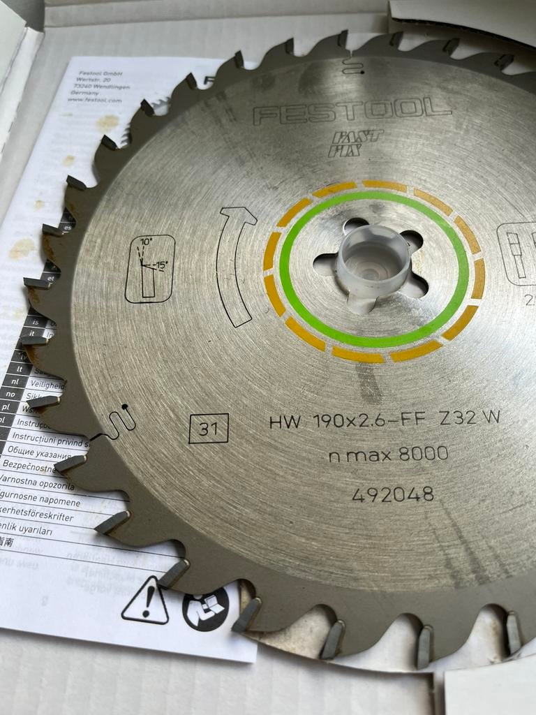 Lame de scie, Bricolage & Construction, Neuf, 30 à 70 mm, Enlèvement, Festool