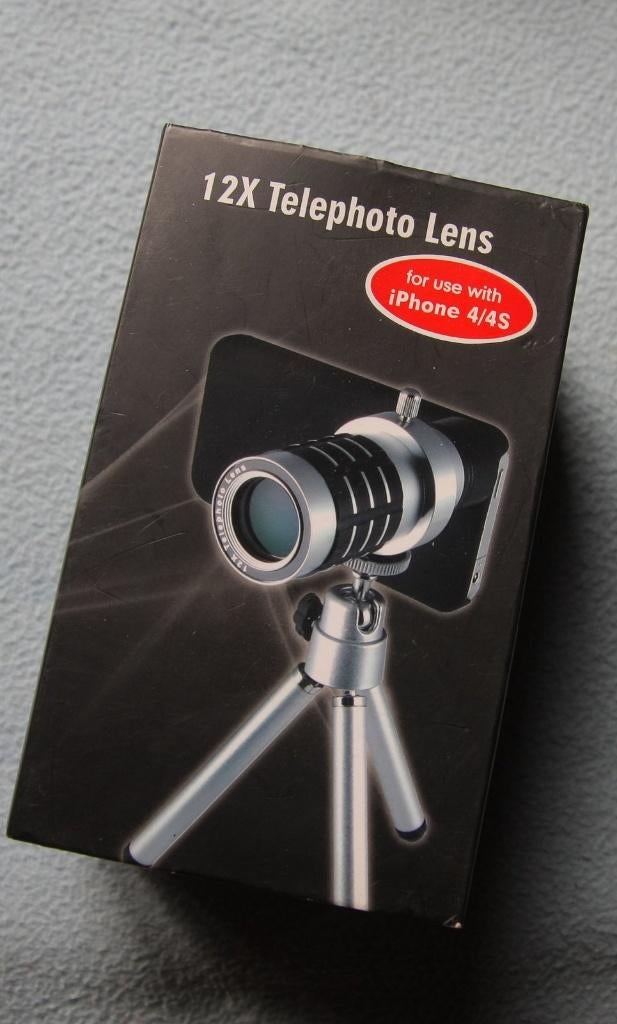 12x telephoto lens voor Iphone, Ophalen of Verzenden, Nieuw, IPhone 4
