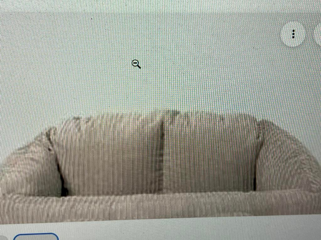 Big Bertha beige zitzakbank bubble 2 personen, Ophalen, Gebruikt, Beige, Zitzak