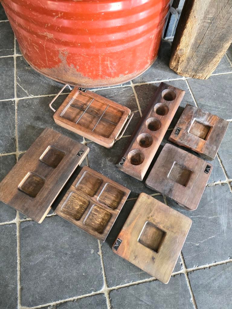 Nieuwe serveerschaal kaarshouder tapas plank hout, Ophalen of Verzenden, Hout
