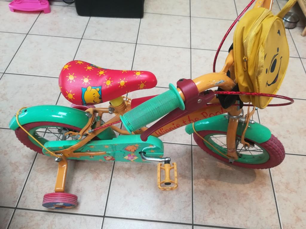 Toffe fiets met steunwieltjes ! WINNIE DE POOH", Ophalen, Zijwieltjes, Gebruikt, Winnie de pooh