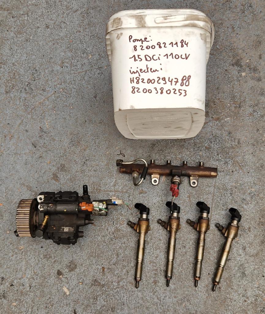 INJECTEUR POMPE INJECTION RAMPE RENAULT LAGUNA 3 1.5 DCI 110, Enlèvement, Renault
