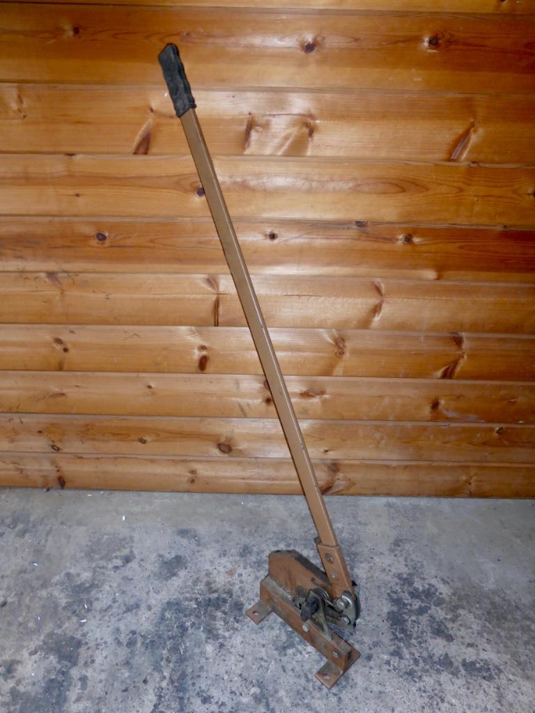 Plaatschaar, metaalschaar, handplaatschaar, Doe-het-zelf en Bouw, Ophalen, Gebruikt