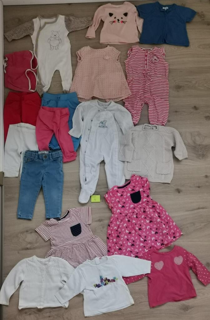 Set meisjes maat 74 (18 stuks), Kinderen en Baby's, Ophalen, Gebruikt, Grain de Blé, Meisje