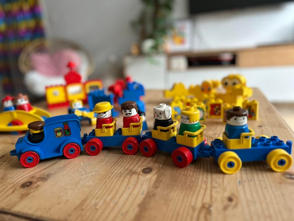 Lot vintage lego duplo, Kinderen en Baby's, Speelgoed | Duplo en Lego, Ophalen of Verzenden, Gebruikt, Losse stenen, Duplo