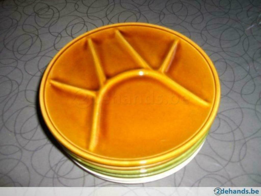 Fondue borden, Ophalen, Zo goed als nieuw