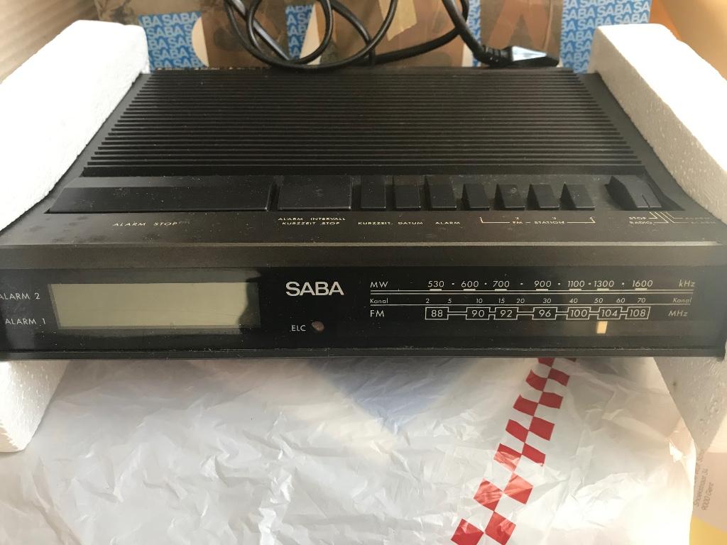 SABA klokradio E Vintage, Enlèvement ou Envoi, Neuf, Analogique