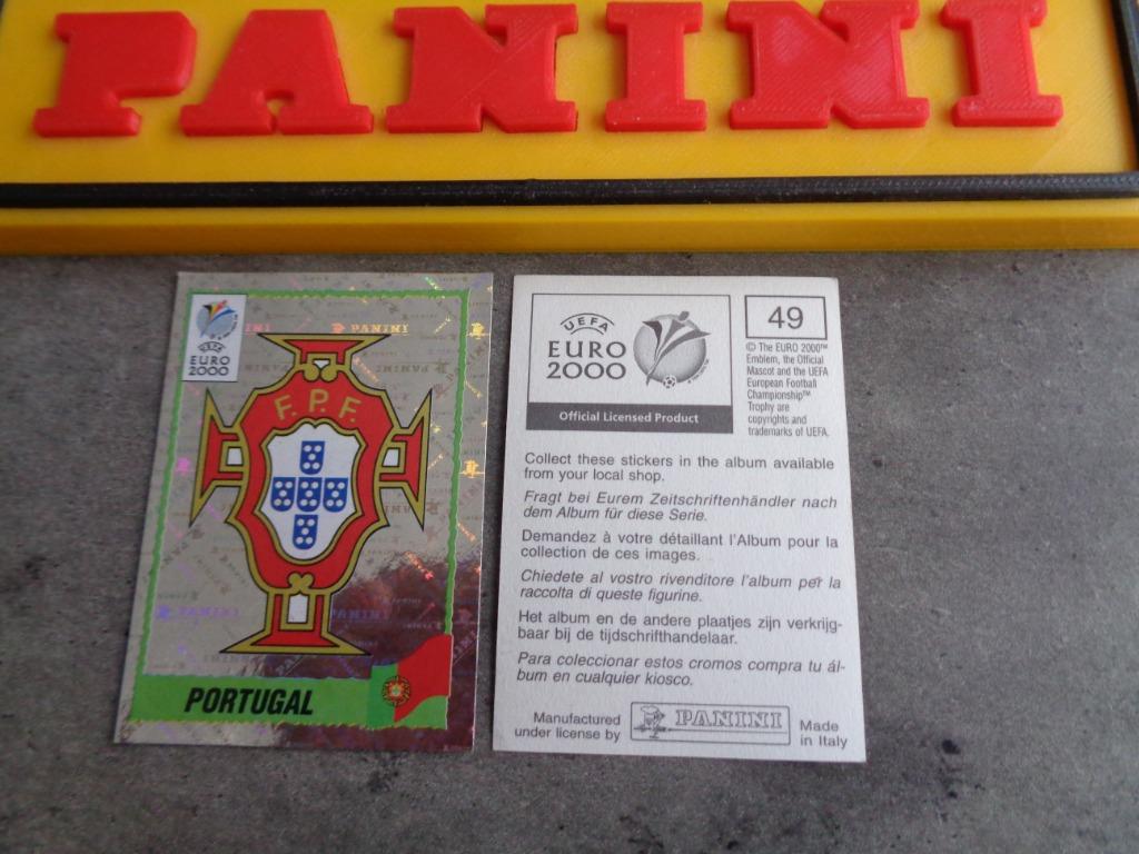 PANINI AUTOCOLLANT DE FOOTBALL EURO 2000 CE emblème PORTUGAL, Enlèvement ou Envoi, Autocollant