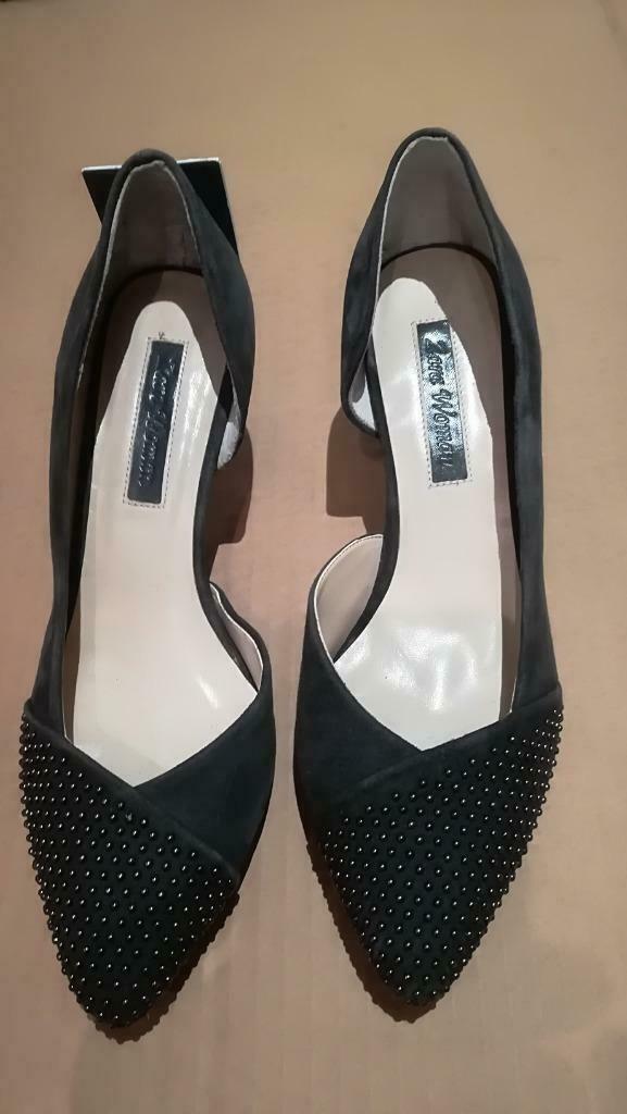 933* ZARA - magnifiques escarpins gris strass (pointure 36), Neuf, Gris, Zara, Escarpins