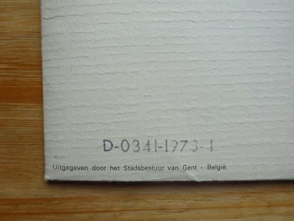 Jules De Bruycker, Kunstmap, Stad Gent, Boeken, Kunst en Cultuur | Beeldend, Ophalen of Verzenden, Gelezen, Schilder- en Tekenkunst