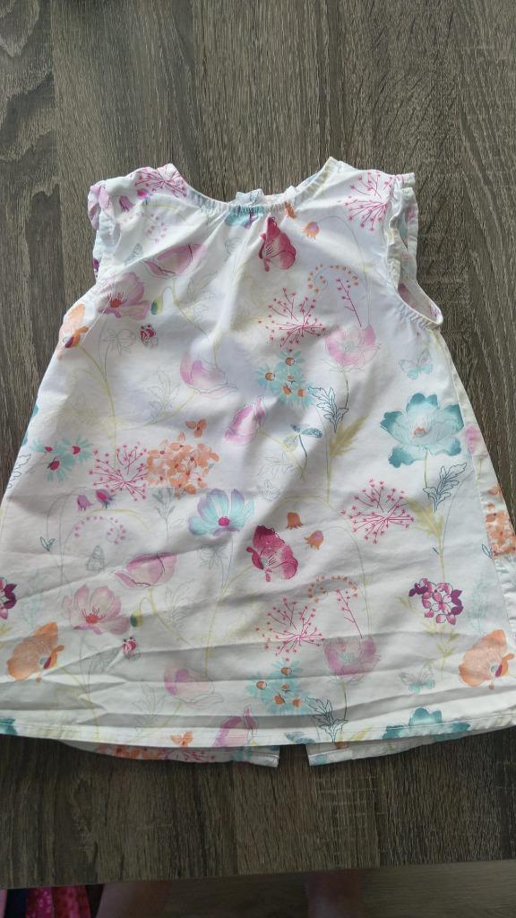 Jurk bloemen 68, Kinderen en Baby's, Babykleding | Maat 68, Ophalen, Gebruikt, C&A, Meisje
